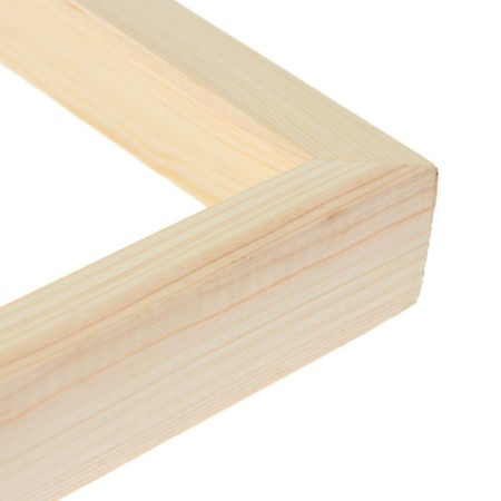 Frame for paintings (mirrors) 40 x 50 cm, profile 18 x 36 mm, liam, unpainted wood (suitable for decoration)-2