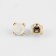 A set of buttons on the leg, d = 9 mm, 10 pcs, the color is transparent/gold