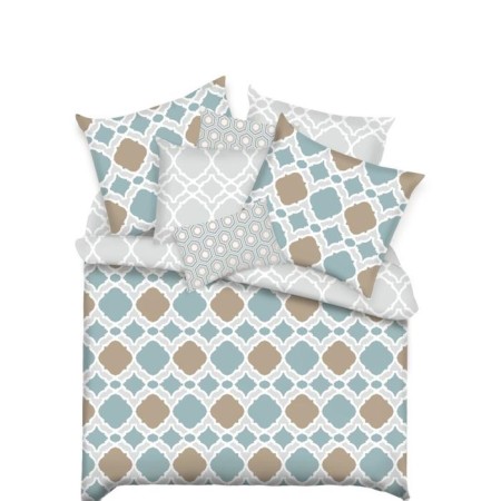 Bed linen duet Kora, size 200x215 cm, 145x210 cm - 2 pcs, 70x70 cm - 2 pcs