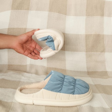 Male slippers, size 42-43, blue color-4
