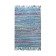 Hindi rug, size 60x90 cm, blue-green color