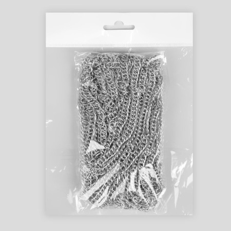 A bag for a bag, twisted, iron, 7 × 9.9 mm, 10 ± 0.5 m, silver color-4