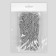 A bag for a bag, twisted, iron, 7 × 9.9 mm, 10 ± 0.5 m, silver color
