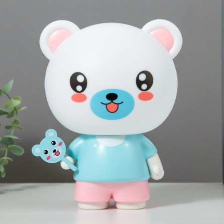 Highway lamp "Bear" E14 3W Blue 19x13x14 cm Risalux