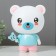 Highway lamp "Bear" E14 3W Blue 19x13x14 cm Risalux