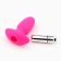 Anal vibrovalla Oka-Chopka, with vibropuli, 7.5 x 3.5 cm, software, silicone, pink
