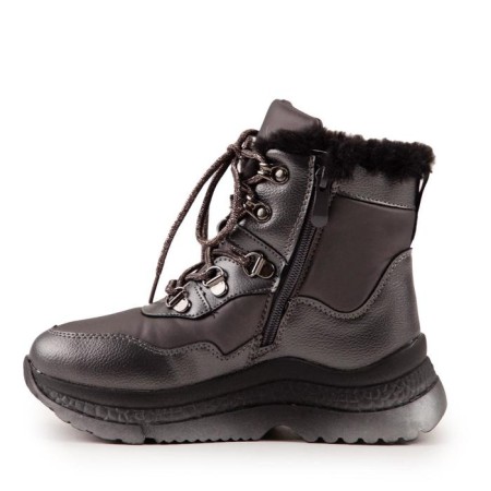 Winter boots, gray color, size 35-1