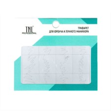 TNL stencil for jacket and moon manicure “Flame”