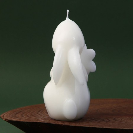 Candle -shaped “bunny”, without aroma, 5 x 5.5 x 9.5 cm.-2