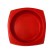 Square Plastic Plastic "Zononic", 200 ml, red