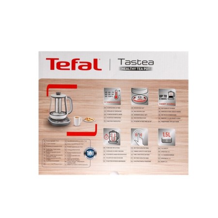 Electric kettle Tefal BJ551B10, glass, 1.5 l, 1430 W, adjustment t °, white-11