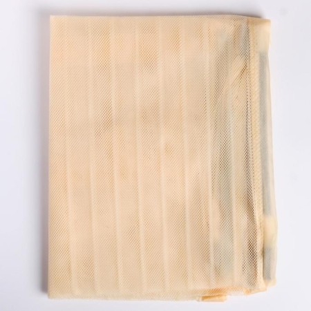 Antimoscate grid for doors, 90 × 210 cm, on magnets, beige color-2