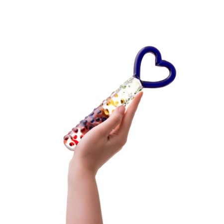 Unrealistic phallimitator Sexus Glass, glass, transparent, 22.5 cm-4