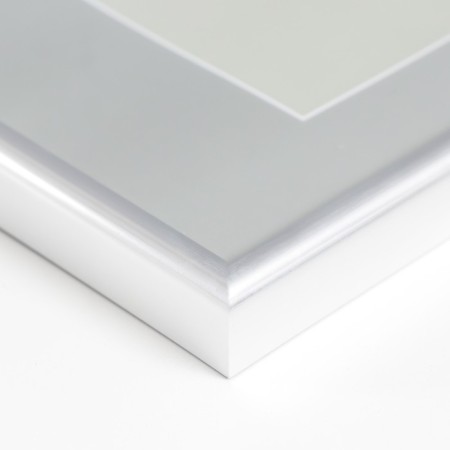 Photo frame Plastic "Decoline" 21x29.7 cm, (A4) silver-2