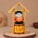 Amulet - brownie "brownie on a barrel, in the house", h = 30 cm, mix