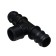T-shaped tee, external thread 1 ", for hoses 3/4" (19 mm), plastic