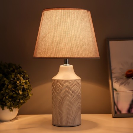 Laura table lamp E14 40W white-gray 22x22x39 cm-1