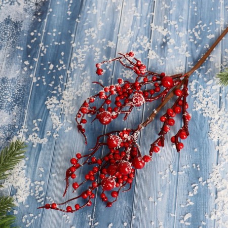 Decor "Winter charm" frozen berries, 25 cm