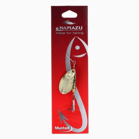 Spinning spinning Namazu Balna-Zar, 6 g, brass color-1