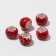 Bead "Paints", 1.1 × 0.8 color red color