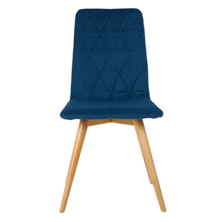 Dining stool Polini Home Rio SD, blue-natural color-1