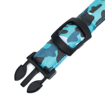 Collar with Militari's backlight 3 glow modes size m, Osh 32-50 x 2.5 cm, blue-7