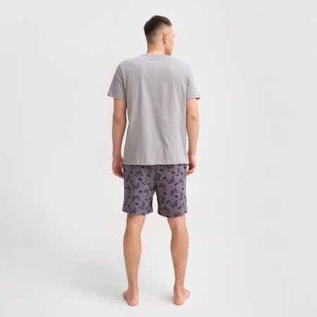 Pajama men's kaftan "feat" R.54, gray-2