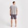 Pajama men's kaftan "feat" R.54, gray