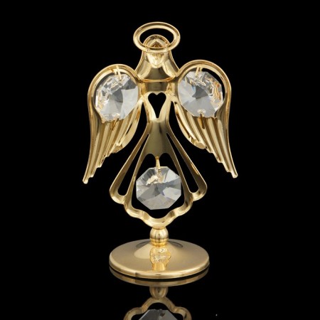 Souvenir "Angel", with crystals, 7.5 cm-2