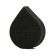A sponge frame for applying makeup increases when getting wet, black color, Beauty Fox