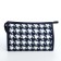 Cosmetic bag with lightning, white/blue color
