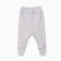 Sliders with a wide belt, gray color, height 62 cm