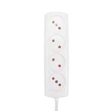 Удлинитель PROconnect OPTIMA 4 гнезда, 7 м, 2х0.75 мм², б/з, белый