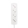Extension cord Proconnect Optima 4 Nests, 7 m, 2x0.75 mm², b/s, white