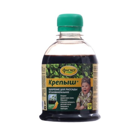 Fertilizer liquid FASKOSHYSHASH organomineral for seedlings 250ml