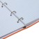 A notebook on the rings of A5 80 sheets in Calligrata Catca "cats", cover 7BC, without cutting down under the ring, offset block