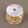 Beads on the fishing line, “stars”, 3/14 mm, 9 ± 0.5 m, gold color