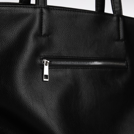 Female bag Textura, chover, large size, black color-4