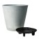 Kashpo for flowers and plants, 18l light gray 35x35x33cm