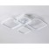 LED ceiling LED with Ambrella Light, Original, Fa9541, 4XLED, 108 W, 8100LUM, 3000, 6400K, white color.