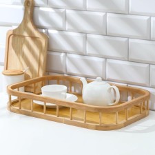 Rectangular shares Jungle, 45 × 30 cm, bamboo