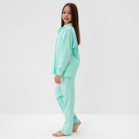Pajama nursery (shirt and trousers) minku, mint color, height 158 ​​cm-2