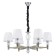 Suspended lamp 3x60W E27, size 56x56x82 cm