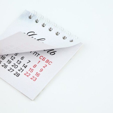Calendar on Spiral "New Year's Wonders", mix of 5 pcs, 7 x 7 cm-26