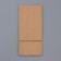 Craft package Paper beam, two -layer, with a window, rectangular bottom 8 (5) x 5 x 17 cm