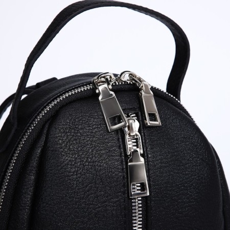 Bag Cross-Bodi Medvedkovo with a zipper, black color-4