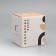 Aromatic candle "Home Fragrance", iris and sweets, white, 7x8 cm