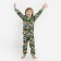 Pajama nursery was formed, black color/inscriptions, height 116 cm