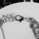 Bracelet Metal “Chain” Two threads cross, color silver, 17 cm