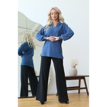 Female pulver, size 42, blue color-12